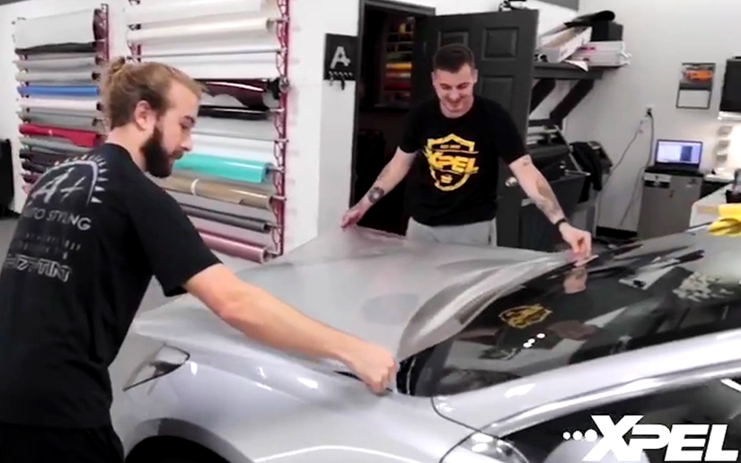 XPEL 特斯拉Model 3施工案例
